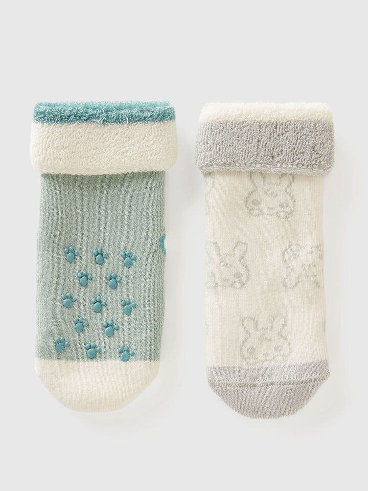 KNITTED SOCKS PAIR 2 Newborn image number 2